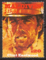 Maldives MNH Stamp From SS, Clint Eastwood - Actors