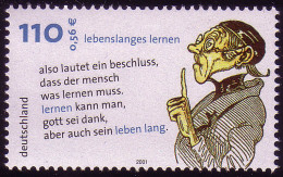 2209 Lebenslanges Lernen, Lehrer Lempel (Wilhelm Busch) ** - Ungebraucht