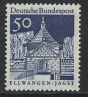 495 Bauwerke 50 Pf Ellwangen / Jagst ** - Unused Stamps