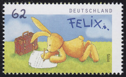 3141 Felix Der Hase - Post Von Felix 62 Cent 10 Einzelmarken, Alle ** Postfrisch - Unused Stamps