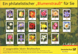 Philatelistischer Blumenstrauß 2010: 17 Motiv-Briefmarken 5 Bis 410 Cent ** - Sonstige & Ohne Zuordnung