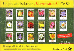Philatelistischer Blumenstrauß 2008: 17 Motiv-Briefmarken 5 Bis 390 Cent ** - Autres & Non Classés