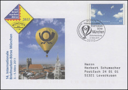 USo 232 Börse München & Die Vier Elemente Luft, FDC Erstverwendung Bonn 3.3.2011 - Enveloppes - Neuves