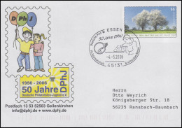 USo 117 Deutsche Philatelistische Jugend, FDC ESSt Essen 50 Jahre DPhJ 4.5.2006 - Briefomslagen - Ongebruikt