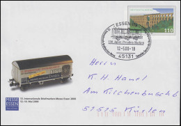 USo 14 Messe Essen Bahnpost Preußen, FDC ESSt Essen Preußen-Marken 12.5.2000 - Briefomslagen - Ongebruikt