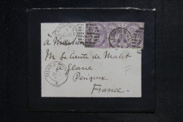 ROYAUME UNI - Enveloppe De Londres Pour Un Comte En France En 1886 - L 153174 - Brieven En Documenten