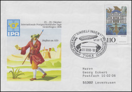 USo 4 IPA Sindelfingen, SSt Sindelfingen Graf Zeppelin & Globus 23.10.98 - Covers - Mint