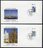 2322-23 SWK 2,60 / 4,10 Satz Ecken Oben Rechts, FDC Berlin - Other & Unclassified