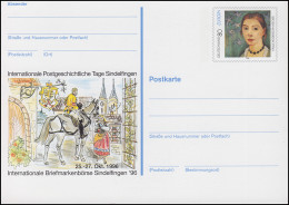 PSo 44 Briefmarkenbörse Sindelfingen Mit Glückwunsch-Vordruck, Ungebraucht ** - Cartes Postales - Neuves