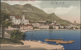 Ansichtskarte Gardone Riviera Am Gardasee: Panorama, Gebraucht - Autres & Non Classés