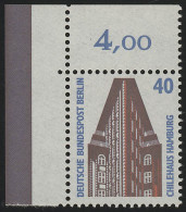 816 SWK 40 Pf Ecke Ol ** Postfrisch - Unused Stamps