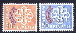 1959 Schweiz 681/82, MIT ZUDRUCK REUNION, ** - European Ideas