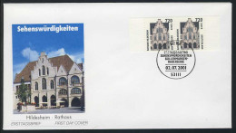 2197 SWK 720/3,68 Hildesheim 2001, Paar FDC ESSt Bonn - Brieven En Documenten