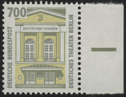 1691 SWK 700 Pf Seitenrand Re. ** Postfrisch - Unused Stamps