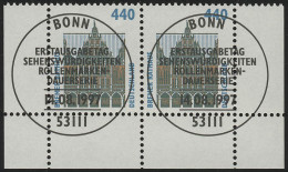 1937 SWK 440 Pf Paar Vom Unterrand UR - ESST Bonn - Used Stamps