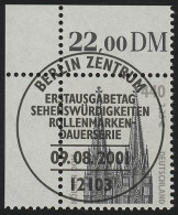 2206 SWK 440 Pf/2,25 Euro Ecke Ol ESST Berlin - Used Stamps