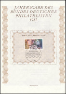 BDPh-Jahresgabe 1982 Tag Der Briefmarke Schreibtisch - Otros & Sin Clasificación