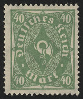 232P Posthorn Plattendruck Einfarbig 40 M ** - Unused Stamps