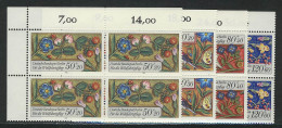 744-747 Wofa Miniaturen 1985, E-Vbl O.l. Satz ** - Unused Stamps