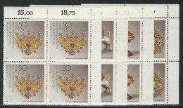 818-821 Wofa Schmiedekunst 1988, E-Vbl. O.r. Satz ** - Unused Stamps