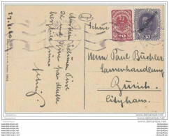 243 - 19 - Carte Envoyée De Innsbruck à Zurich 1920 - Covers & Documents