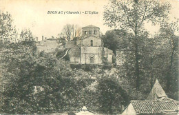 Cpa DIGNAC 16 L' Eglise - Other & Unclassified