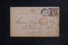 ROYAUME UNI - Entier Postal De Montrose Pour Londres En 1884 - L 153175 - Luftpost & Aerogramme