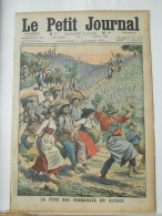 LE PETIT JOURNAL N°1089 – 1 OCTOBRE 1911 – FETE DES VENDAGES EN ALSACE – AEROPLANE AU MAROC – AVIATION - Le Petit Journal