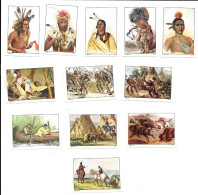 BW35 - VIGNETTES CHOCOLAT NESTLE - VIE DES PEAUX ROUGES - NATIVE AMERICANS - Nestlé