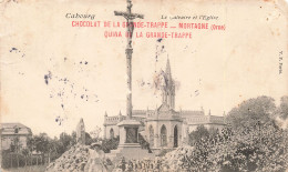 FRANCE - Cabourg - Le Calvaire Et L'Eglise - Chocolat De La Grande Trappe - Mortagne (Orne) - Carte Postale Ancienne - Cabourg