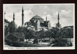 TURQUIE - ISTANBUL - MOSQUEE STE-SOPHIE - Turquie