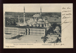 TURQUIE - CONSTANTINOPLE - MOSQUEE SULEIMANIE STAMBOUL - Turkije