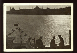 TURQUIE - ISTANBUL - VEDUTA DAL MARE - CROCIERA 21.29 AGOSTO 1937 - S/S CONTE ROSSO - Turquie