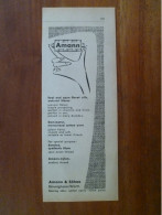 Publicité Pour Industrie De La Chaussure En RFA 1958 Fil De Soie Filée Amann & Söhne Bönnigheim Seralon Nylon - Publicités