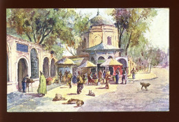 TURQUIE - CONSTANTINOPLE - QUARTIER TURC - CARTE ILLUSTREE - Turkije