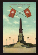 TURQUIE - CONSTANTINOPLE - MONUMENT DE LA LIBERTE - DRAPEUX ENTRECROISES - Türkei