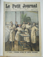 Le Petit Journal N°1135 - 18 Aout 1912 - ARMEE MONTAGNE ALPES CHASSEURS ALPINS GRENOBLE HOPITAL INFIRMIERE ROBOT - Le Petit Journal