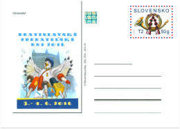 CDV 254 Slovakia Bratislava Collectors Days 2016 Pigeon - Briefmarkenausstellungen