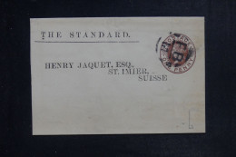 ROYAUME UNI - Entier Postal  ( Pour Imprimés ) Pour La Suisse - L 153179 - Stamped Stationery, Airletters & Aerogrammes