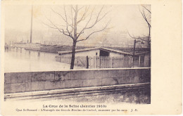 Corbeil - La Crue De La Seine (Janvier 1910) Quai St-Bernard - Corbeil Essonnes