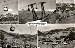 Gondelbahn Zweisimmen-Rinderberg - 5 Bilder (7210) * 28. 6. 1963 - Zweisimmen
