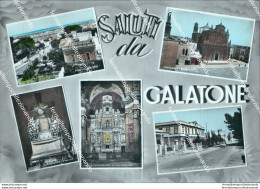 Bi93 Cartolina  Galatone Via Xx Settembre Ed Edificio Scolastico Lecce - Lecce