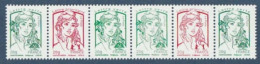 France 2013 N° 4774 Bande De 6 Timbres Neufs Marianne De Ciappa Et Kawena  Issu Du Feuillet  ** - Unused Stamps