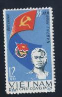 North Vietnam Viet Nam MNH Stamp 1966 : 35th Anniversary Of Vietnamese Working Youth Union / Flag / Ly Tu Trong (Ms187) - Viêt-Nam