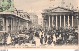 LONDON THE ROYAL EXCHANGE AND BANK OF ENGLAND - Autres & Non Classés