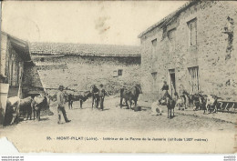 42 MONT PILAT INTERIEUR DE LA FERME DE LA JASSERIE - Mont Pilat