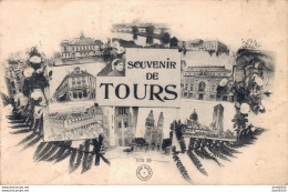 37 SOUVENIR DE TOUR VUES MULTIPLES - Tours
