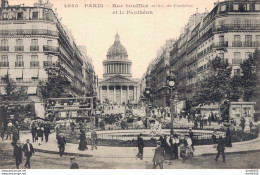 75 PARIS RUE SOUFFLOT ET LE PANTHEON - Andere Monumenten, Gebouwen