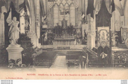 RARE  45 BOYNES BENEDICTION DE LA STATUE ET DE LA BANNIERE DE JEANNE D'ARC 22 MAI 1910 - Autres & Non Classés