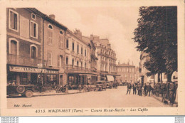 81 MAZAMET COURS RENE REILLE LES CAFES - Mazamet